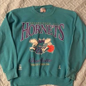 Vintage Charlotte Hornets Pullover